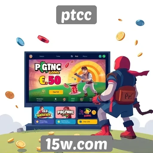Experiência do usuário no site de jogos ptcc
